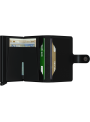 SECRID Miniwallet Matte Black RFID portfel