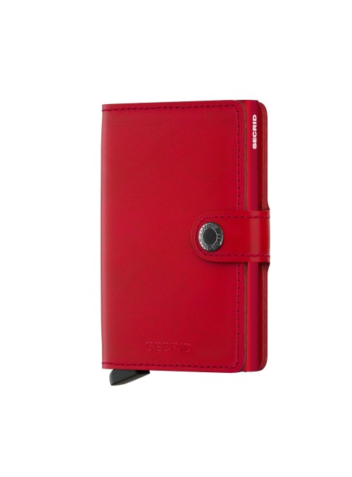 Secrid Miniwallet Original Red - Red RFID portfel