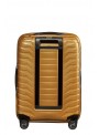 Samsonite Proxis Honey Gold walizka kabinowa z poszerzeniem i portem USB