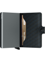 SECRID Miniwallet Optical Black - Titanium RFID portfel