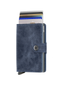 Secrid Miniwallet Vintage Blue RFID portfel
