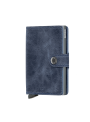 Secrid Miniwallet Vintage Blue RFID portfel