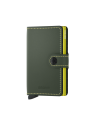 Secrid Miniwallet Matte Green&Lime RFID portfel