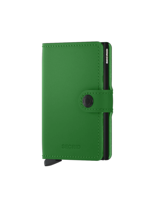 Secrid Miniwallet Matte Bright Green RFID portfel